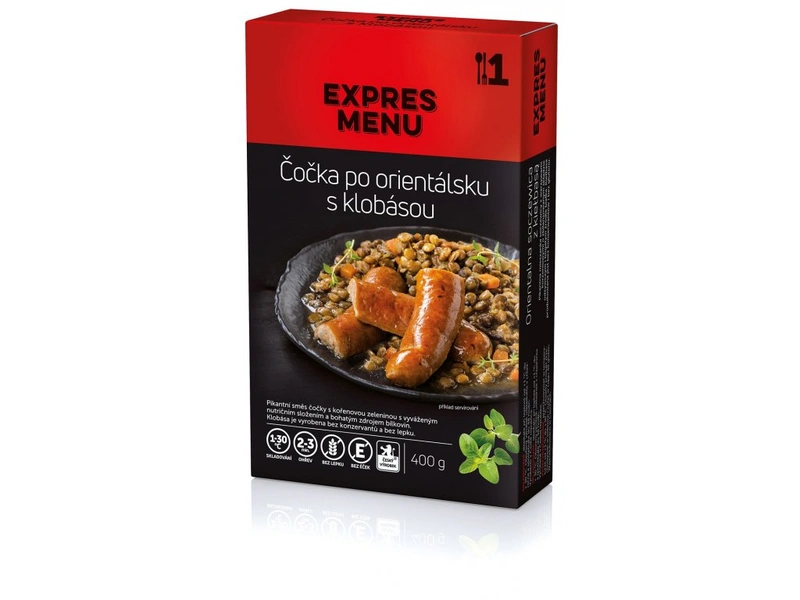 Expres Menu Čočka po orientálsku s klobásou 400 g
