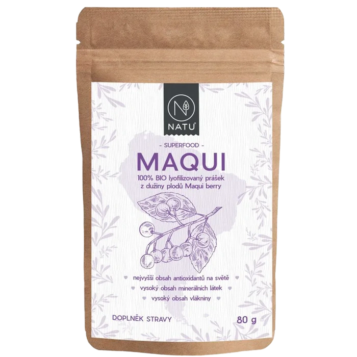 NATU Maqui prášek 80 g BIO