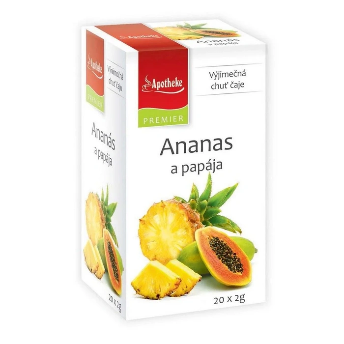 Apotheke Premier Ananas a papája 20x2 g