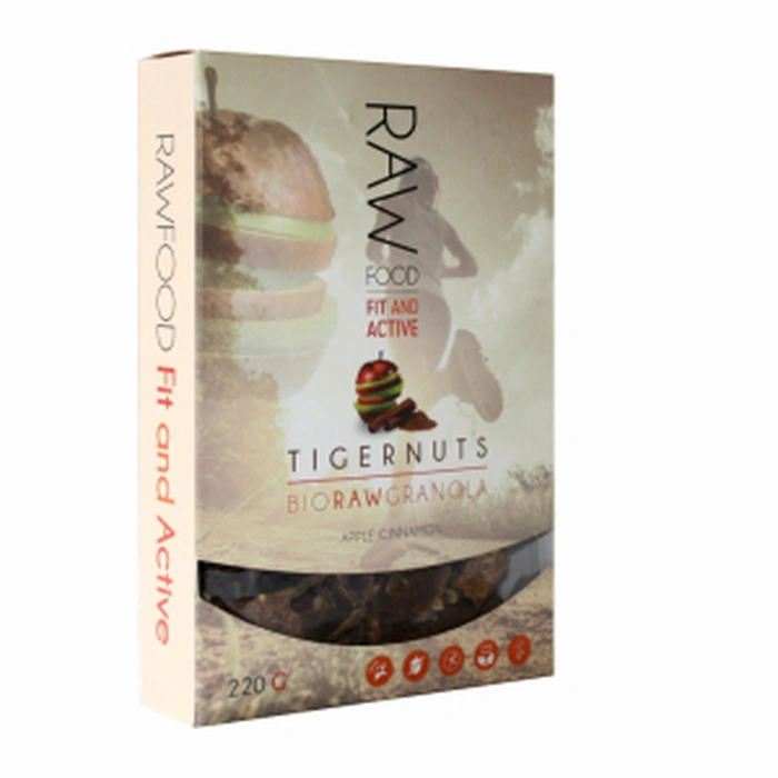 Rawfood TigerNut Raw Granola jablka a skořice Bio 220g
