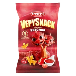 VepySnack Kukuřičný snack s příchutí kečup 50 g