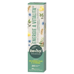 Revital Botanicals Energie a vitalita 20 šumivých tablet