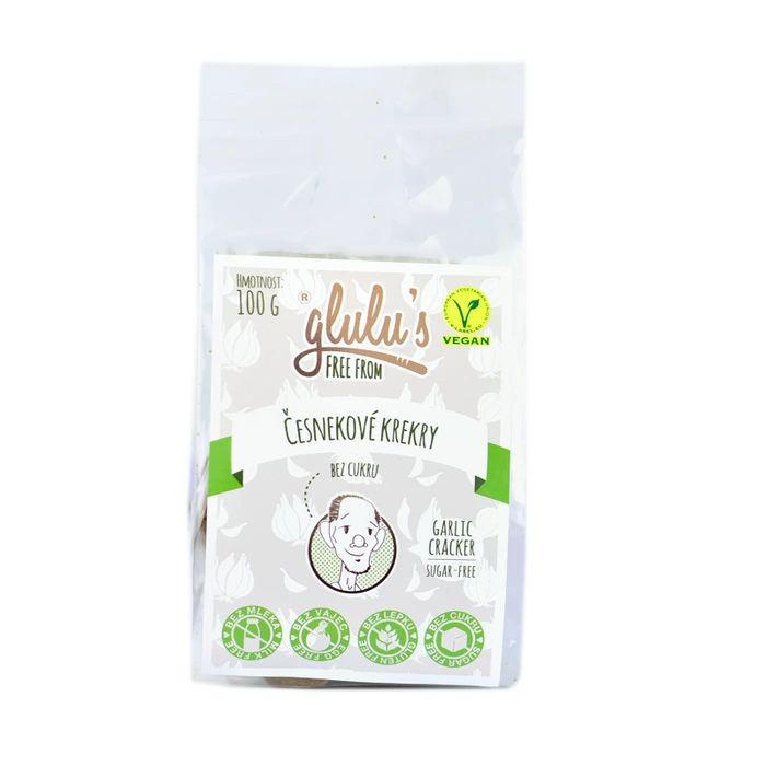 Glulu´s Krekry česnekové 100g
