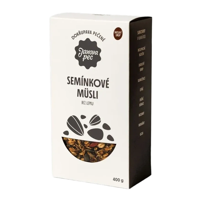Janova pec Müsli pečené semínkové bez lepku 400g