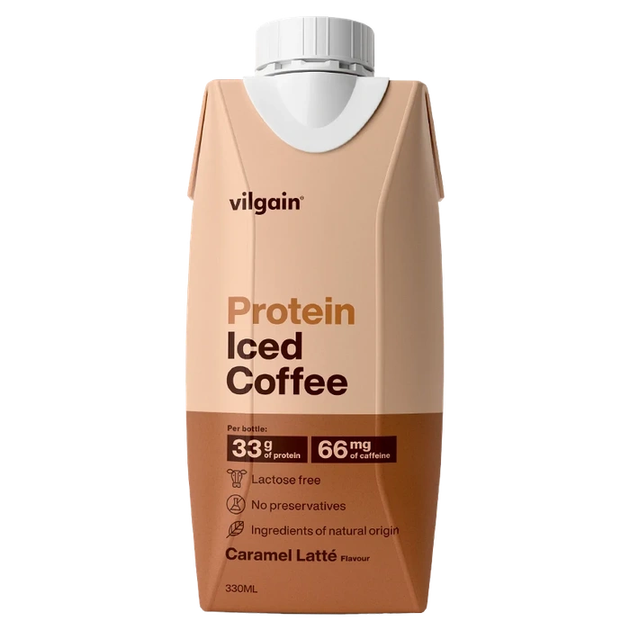 Vilgain Protein Iced Coffee karamelové latté 330 ml