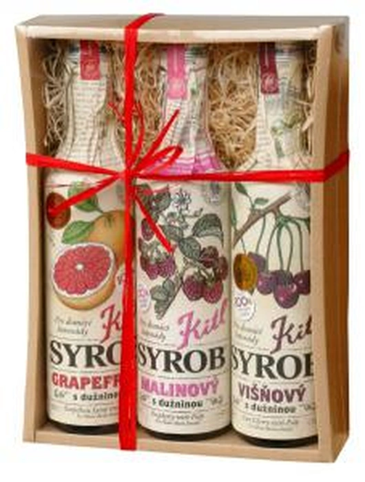 Kitl Syrob Grep Višeň Malina 3 x 500 ml
