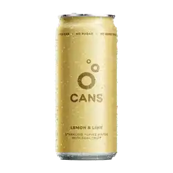 CANS Jemně perlivá voda Citron a limetka 330 ml