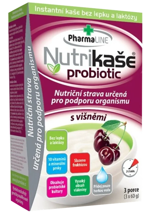 Mogador Nutrikaše probiotic s višněmi 180g (3x60g)