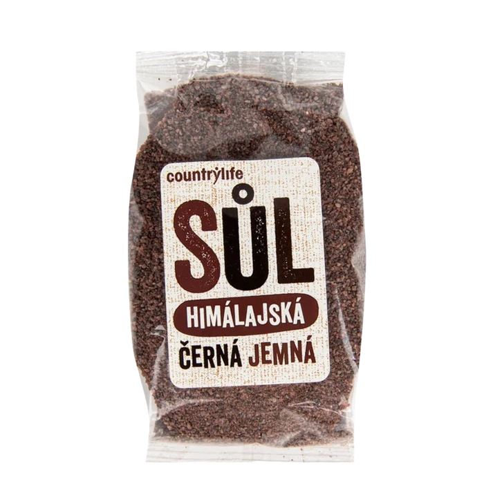 Country Life Sůl himalájská černá jemná 250 g