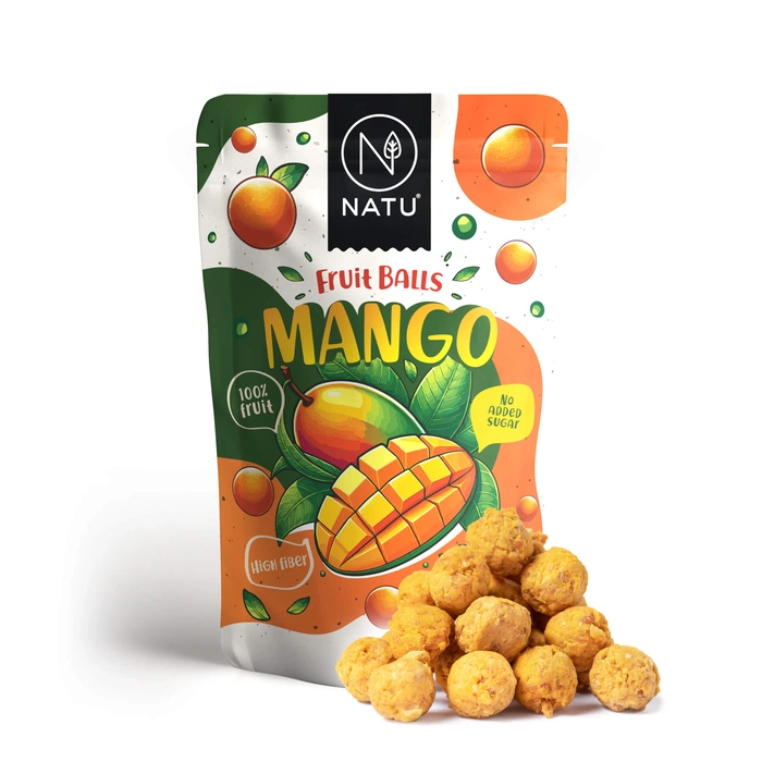 NATU Ovocné kuličky mangové 90 g