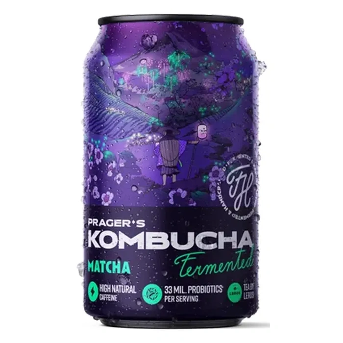 Prager's Kombucha Matcha 330 ml