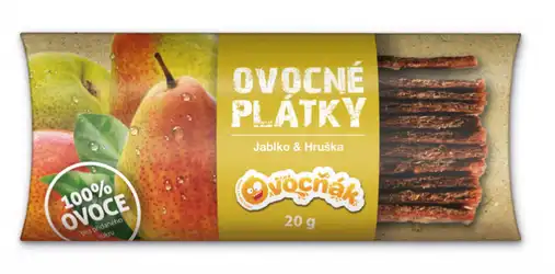 Ovocňák Ovocné plátky jablko hruška 20 g