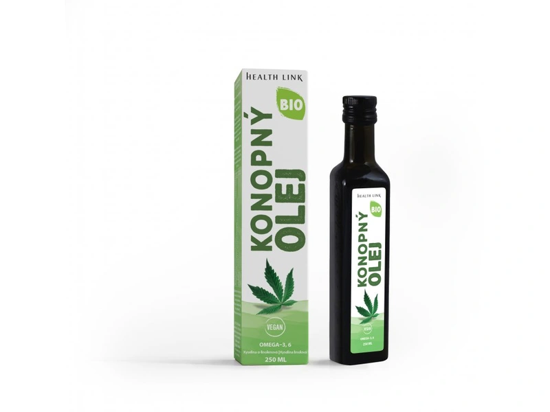 Health Link Konopný olej 250 ml BIO