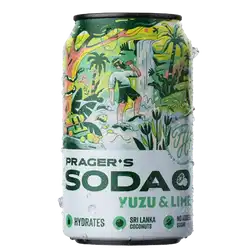 Prager's Soda Yuzu a limeta 330 ml
