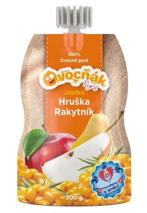 Ovocňák Pyré jablko hruška rakytník 200 g