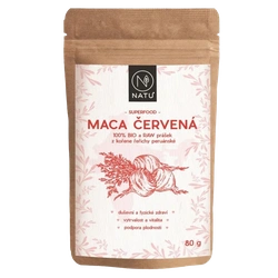 NATU Maca červená prášek 80 g BIO