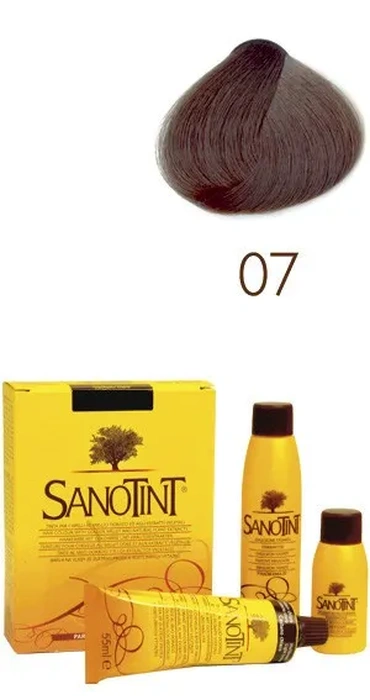 Sanotint 07 Barva na vlasy CLASSIC popelavý kaštan 125 ml