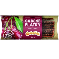 Ovocňák Ovocné plátky jablko višeň 20 g