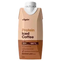 Vilgain Protein Iced Coffee karamelové latté 330 ml