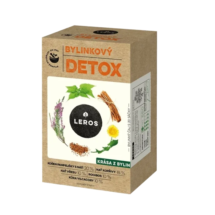 LEROS Bylinkový detox 20x1,5 g