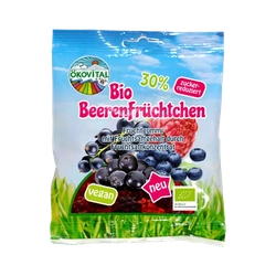Ökovital Bonbony želatinové Lesní plody vegan méně sladké BIO 80 g