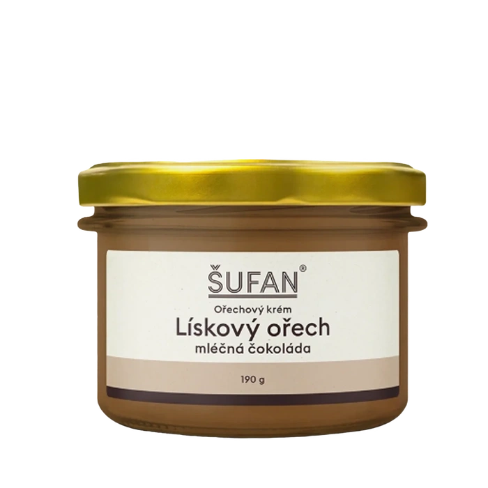 Šufan Krém Lískový ořech s mléčnou čokoládou 190 g