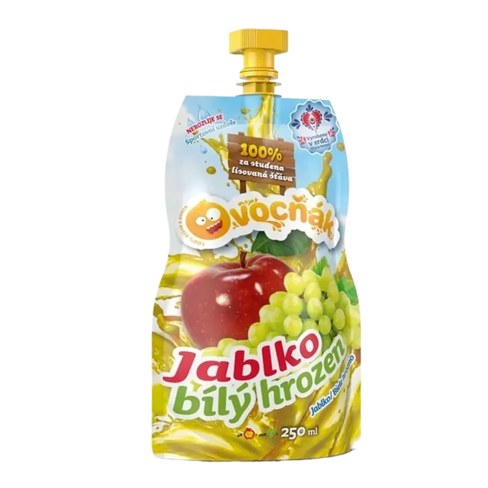 Ovocňák Mošt jablko bílý hrozen 250ml