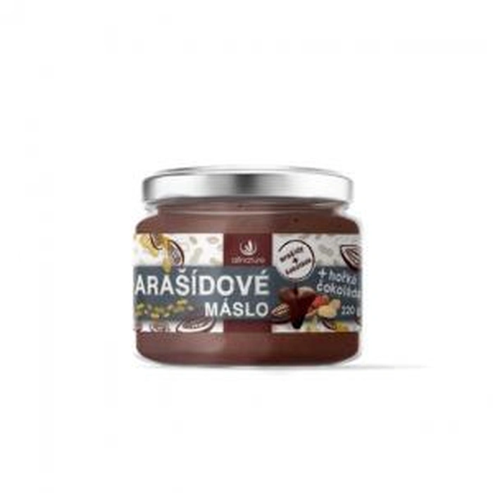 Allnature Arašídové máslo s hořkou čokoládou 220g
