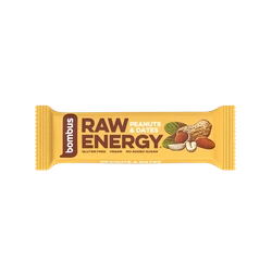 Bombus Raw Energy tyčinka arašídy a datle 50 g