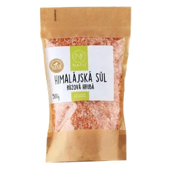 NATU Sůl himalájská růžová hrubá 500 g