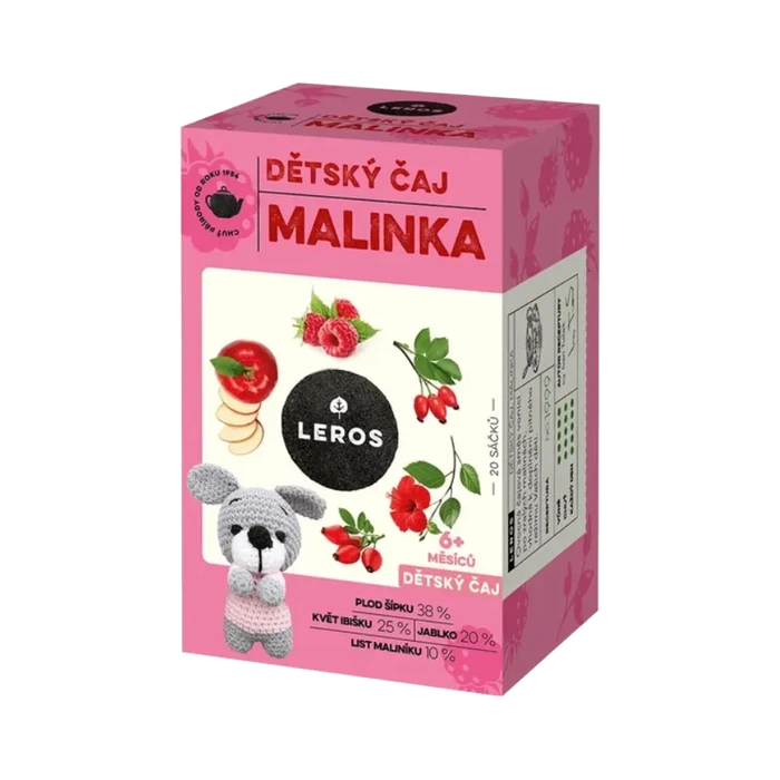 LEROS Dětský čaj Malinka 20x2 g