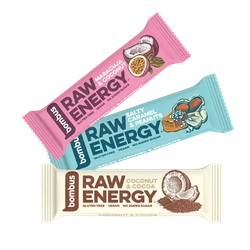 Bombus Raw Energy tyčinka AKCE 2+1 3x50 g