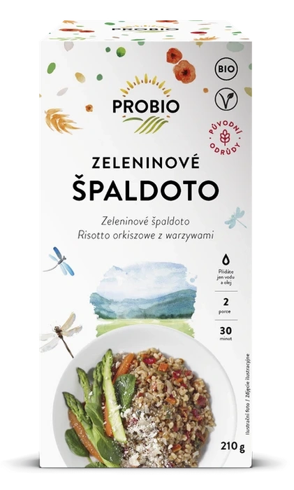 PROBIO Zeleninové špaldoto 210g BIO