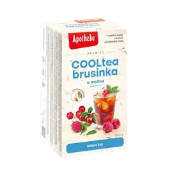 Apotheke COOLTEA Brusinka s malinou 20x2g