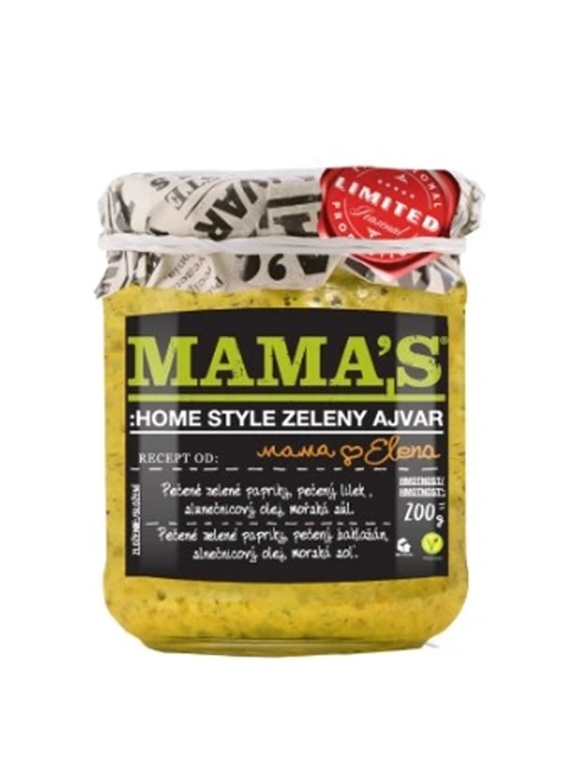 Mama´s Zelený ajvar jemný 290g