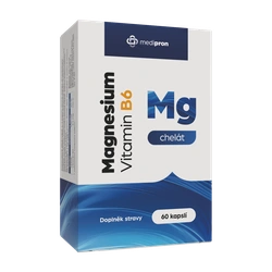 medipron Magnesium B6 chelát 60 kapslí
