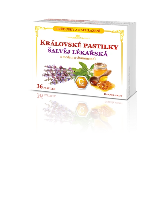 Královské pastilky Šalvěj 36ks