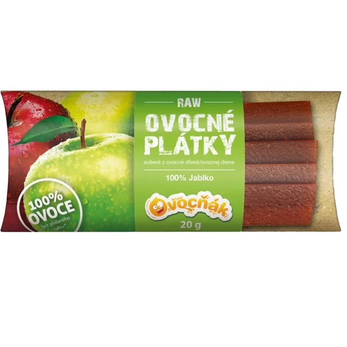 Ovocňák Ovocné plátky jablko 20 g