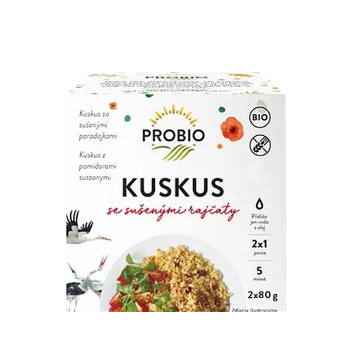 PROBIO Kuskus se sušenými rajčaty 2 x 80g BIO