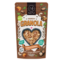 NATU Granola slaný karamel 380 g