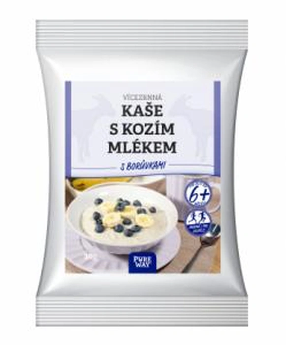 Pure Way Kozí kaše vícezrnná s borůvkami 30g