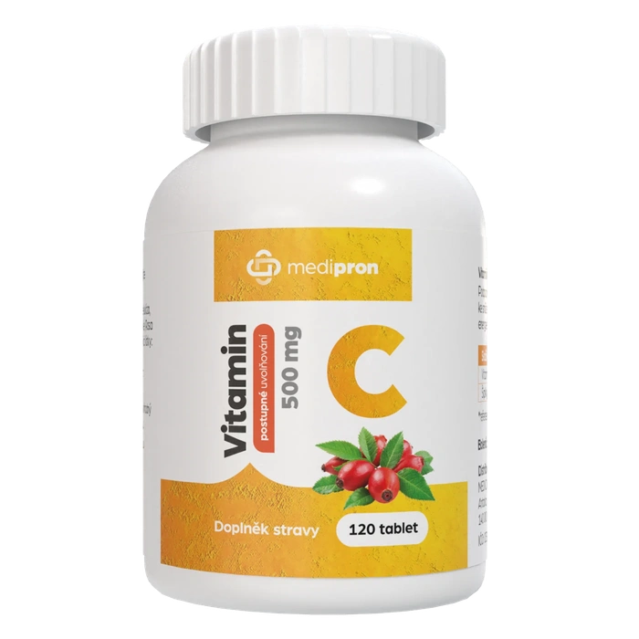 medipron Vitamin C 500 mg se šípky 120 tablet