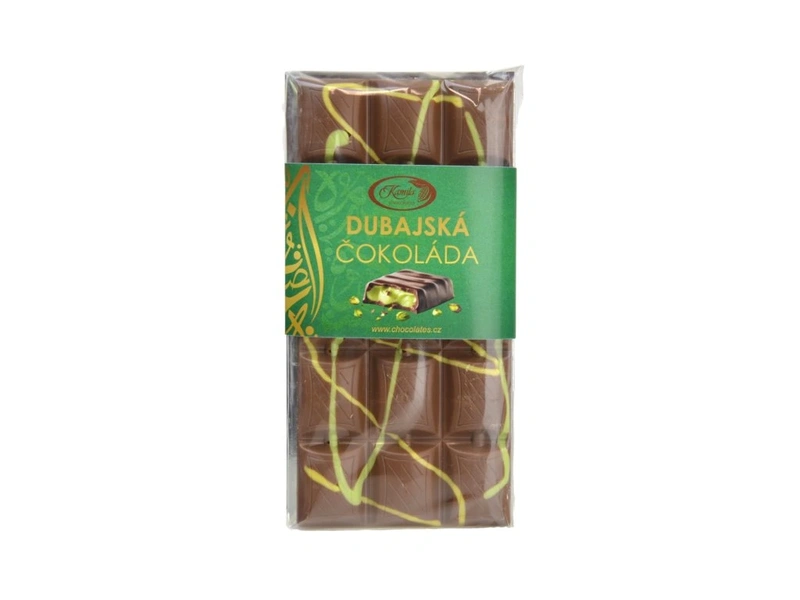 KAMILA CHOCOLATES Dubajská čokoláda mléčná 90g
