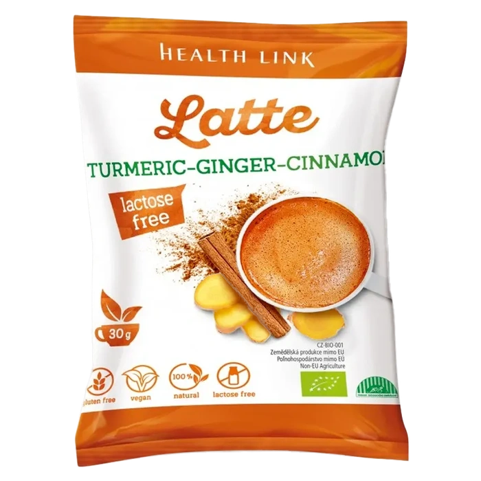 Health Link Kurkuma latte se zázvorem a skořicí 30 g BIO