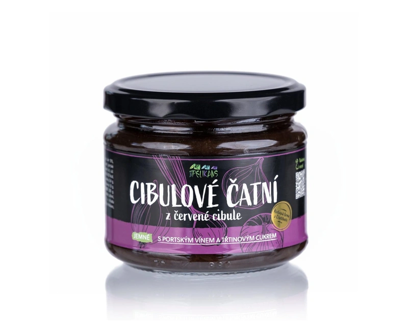 The Pelikans Cibulové čatní z červené cibule jemné 250 g