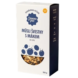 Janova pec Müsli pečené švestkové s mákem bez lepku 350g