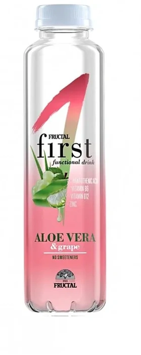 Fructal Funkční voda Aloe Vera & Hrozno s vitamíny a zinkem 500 ml