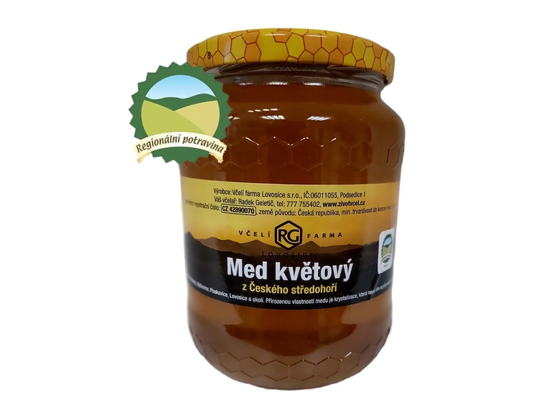 Včelí Farma Lovosice Med květový 1 kg
