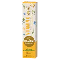 Revital Botanicals Vitamin C 500 mg 20 šumivých tablet