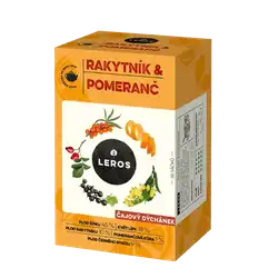 LEROS Čajový dýchánek rakytník & pomeranč 20x2 g